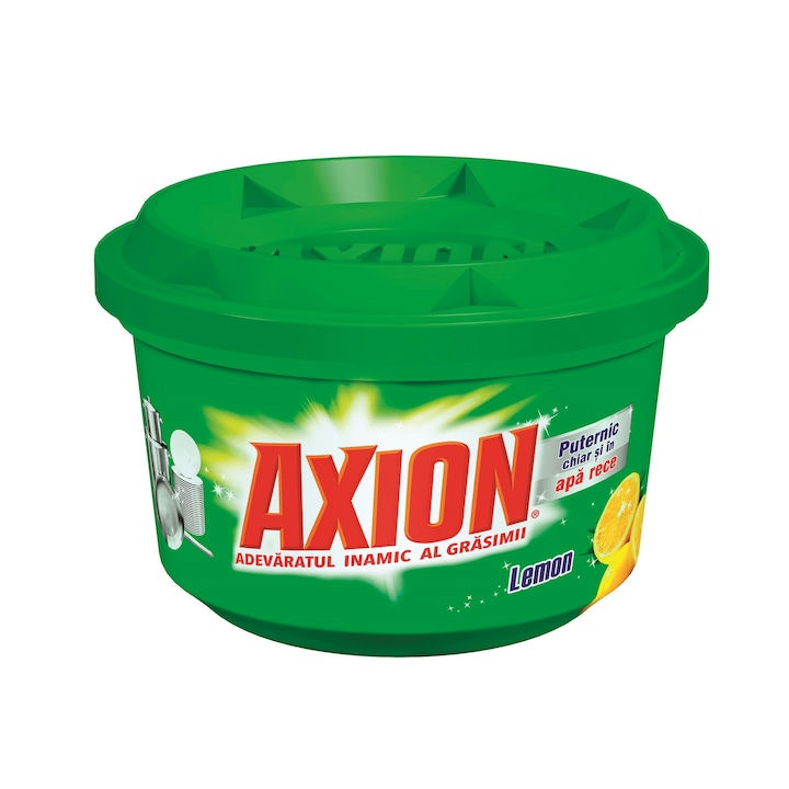Pastă de vase Axion Lemon, 400 g